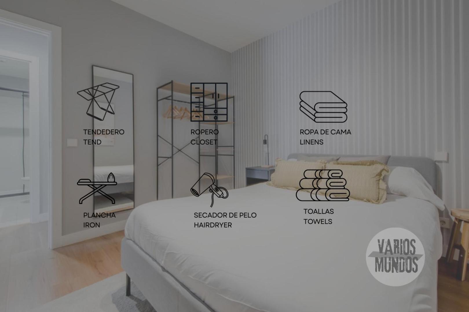 Modern Apt & Cool Interior Design A 20 Metros Del Retiro E1 Madrid Eksteriør bilde